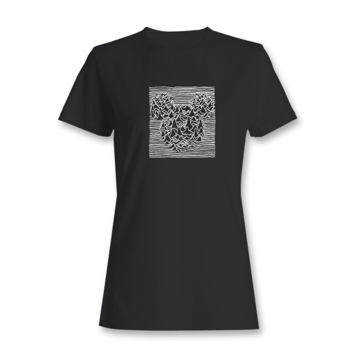 These are mickey mouse joy division unknown pleasure inspired women t shirt that are cute tied to the side or paired with a cardigan or jacket for a more styled look. So comfy and classic, they are sure to make your vacation extra magical.