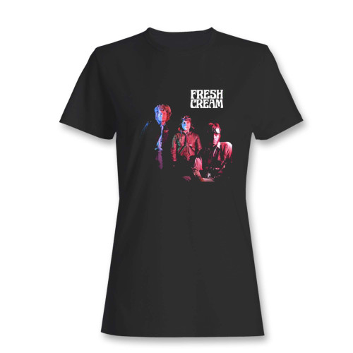 These are new cream fresh cream album rock band women t shirt that are cute tied to the side or paired with a cardigan or jacket for a more styled look. So comfy and classic, they are sure to make your vacation extra magical.