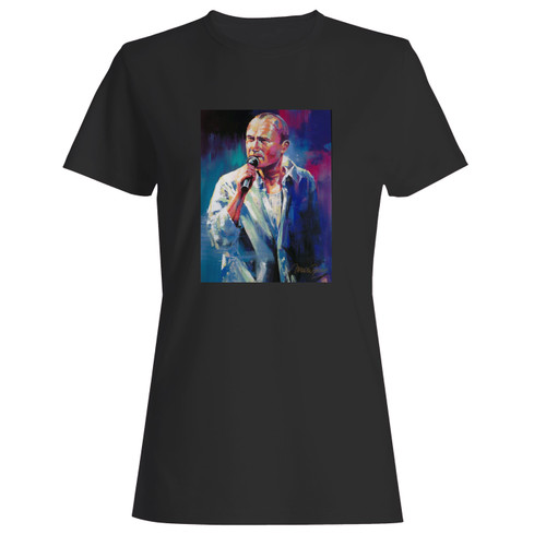 These are phil collins art face women t shirt that are cute tied to the side or paired with a cardigan or jacket for a more styled look. So comfy and classic, they are sure to make your vacation extra magical.