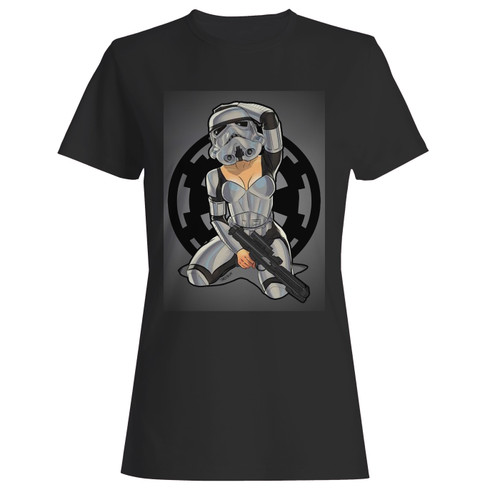 These are star wars trooper pin up women trooper women t shirt that are cute tied to the side or paired with a cardigan or jacket for a more styled look. So comfy and classic, they are sure to make your vacation extra magical.
