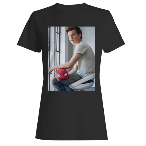 These are tom holland photoshoot women t shirt that are cute tied to the side or paired with a cardigan or jacket for a more styled look. So comfy and classic, they are sure to make your vacation extra magical.