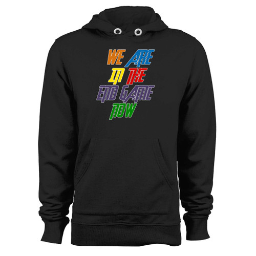 Was created with comfort in mind, this we are in the endgame now inspired hoodie lighter weight is perfect for any activity. Teams and groups love this hoodie for its affordable price and variety of colors.