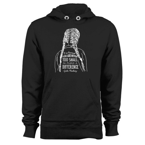 Was created with comfort in mind, this you're never too small to make a difference hoodie lighter weight is perfect for any activity. Teams and groups love this hoodie for its affordable price and variety of colors.