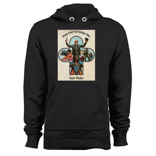 Was created with comfort in mind, this 2pac only god can judge me hoodie lighter weight is perfect for any activity. Teams and groups love this hoodie for its affordable price and variety of colors.