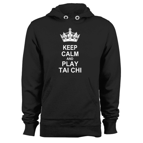 Was created with comfort in mind, this keep calm and play tai chi hoodie lighter weight is perfect for any activity. Teams and groups love this hoodie for its affordable price and variety of colors.