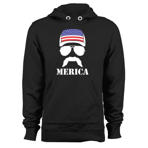 Was created with comfort in mind, this merica flag cap mustache hoodie lighter weight is perfect for any activity. Teams and groups love this hoodie for its affordable price and variety of colors.
