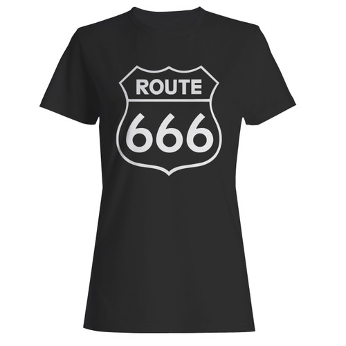 These are route 666 logo women t shirt that are cute tied to the side or paired with a cardigan or jacket for a more styled look. So comfy and classic, they are sure to make your vacation extra magical. These are route 666 logo women t shirt that are cute tied to the side or paired with a cardigan or jacket for a more styled look. So comfy and classic, they are sure to make your vacation extra magical.