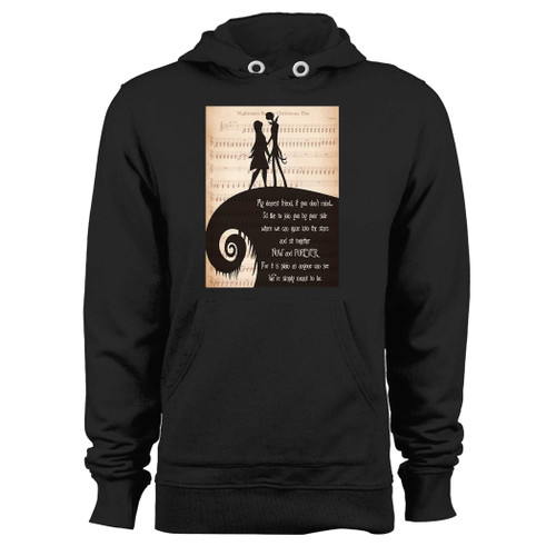 Was created with comfort in mind, this the nightmare before christmas jack and sally quote hoodie lighter weight is perfect for any activity. Teams and groups love this hoodie for its affordable price and variety of colors.