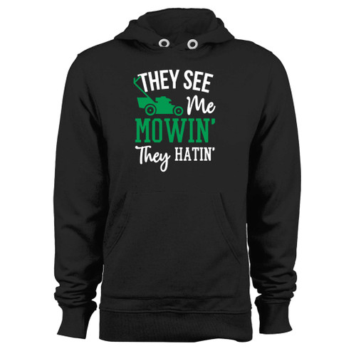Was created with comfort in mind, this they see me mowin they hatin hoodie lighter weight is perfect for any activity. Teams and groups love this hoodie for its affordable price and variety of colors.