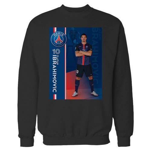 Your zlatan ibrahimovic 10 crewneck sweatshirt just got an update. This super comfortable and lighter weight crewneck will become your favorite go-to sweatshirt. The cozy spandex cuffs and waistband make this pill-resistant sweatshirt a fan favorite.And your group will look and feel their best in this premium ringspun cotton crew.