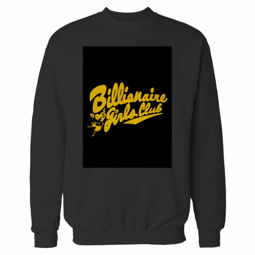 Your a billionaire girls club logo crewneck sweatshirt just got an update. This super comfortable and lighter weight crewneck will become your favorite go-to sweatshirt. The cozy spandex cuffs and waistband make this pill-resistant sweatshirt a fan favorite.And your group will look and feel their best in this premium ringspun cotton crew.