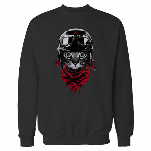 Your adventure helmed cat crewneck sweatshirt just got an update. This super comfortable and lighter weight crewneck will become your favorite go-to sweatshirt. The cozy spandex cuffs and waistband make this pill-resistant sweatshirt a fan favorite.And your group will look and feel their best in this premium ringspun cotton crew.
