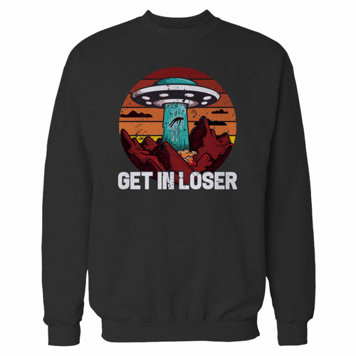 Your alien get in loser crewneck sweatshirt just got an update. This super comfortable and lighter weight crewneck will become your favorite go-to sweatshirt. The cozy spandex cuffs and waistband make this pill-resistant sweatshirt a fan favorite.And your group will look and feel their best in this premium ringspun cotton crew.