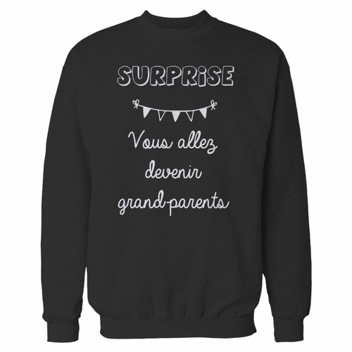 Your announces pregnancy grandparents crewneck sweatshirt just got an update. This super comfortable and lighter weight crewneck will become your favorite go-to sweatshirt. The cozy spandex cuffs and waistband make this pill-resistant sweatshirt a fan favorite.And your group will look and feel their best in this premium ringspun cotton crew.