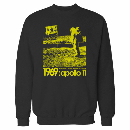 Your apollo 11 1969 moon landing conspiracy crewneck sweatshirt just got an update. This super comfortable and lighter weight crewneck will become your favorite go-to sweatshirt. The cozy spandex cuffs and waistband make this pill-resistant sweatshirt a fan favorite.And your group will look and feel their best in this premium ringspun cotton crew.