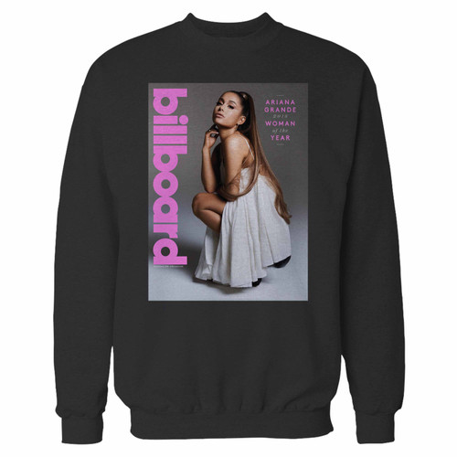 Your ariana grande music crewneck sweatshirt just got an update. This super comfortable and lighter weight crewneck will become your favorite go-to sweatshirt. The cozy spandex cuffs and waistband make this pill-resistant sweatshirt a fan favorite.And your group will look and feel their best in this premium ringspun cotton crew.