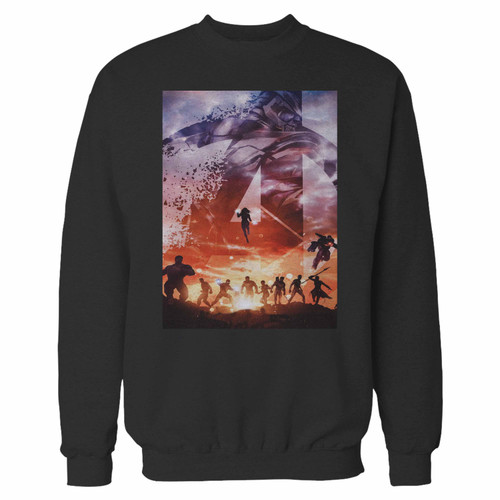 Your avengers endgame cover inspired crewneck sweatshirt just got an update. This super comfortable and lighter weight crewneck will become your favorite go-to sweatshirt. The cozy spandex cuffs and waistband make this pill-resistant sweatshirt a fan favorite.And your group will look and feel their best in this premium ringspun cotton crew.
