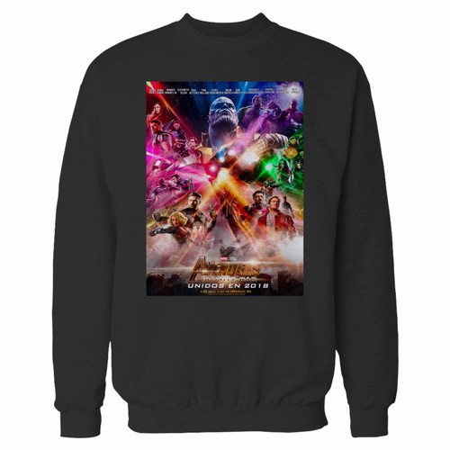 Your avengers infinity war crewneck sweatshirt just got an update. This super comfortable and lighter weight crewneck will become your favorite go-to sweatshirt. The cozy spandex cuffs and waistband make this pill-resistant sweatshirt a fan favorite.And your group will look and feel their best in this premium ringspun cotton crew.