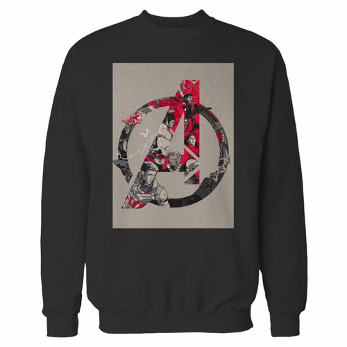 Your avengers team logo crewneck sweatshirt just got an update. This super comfortable and lighter weight crewneck will become your favorite go-to sweatshirt. The cozy spandex cuffs and waistband make this pill-resistant sweatshirt a fan favorite.And your group will look and feel their best in this premium ringspun cotton crew.
