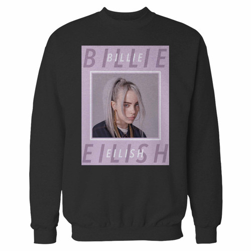 Your billie eilish 1 crewneck sweatshirt just got an update. This super comfortable and lighter weight crewneck will become your favorite go-to sweatshirt. The cozy spandex cuffs and waistband make this pill-resistant sweatshirt a fan favorite.And your group will look and feel their best in this premium ringspun cotton crew.