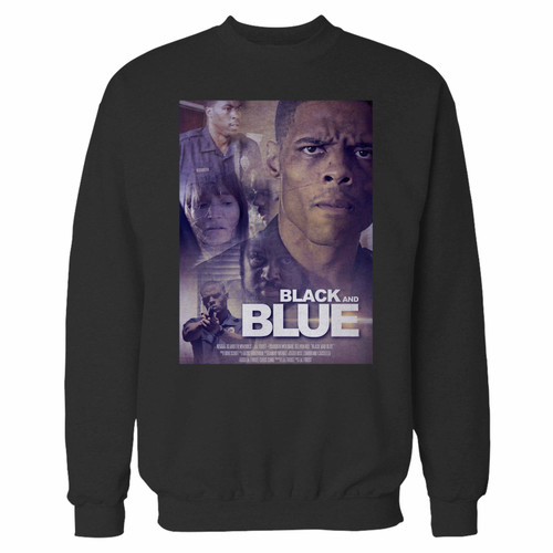 Your black and blue movie crewneck sweatshirt just got an update. This super comfortable and lighter weight crewneck will become your favorite go-to sweatshirt. The cozy spandex cuffs and waistband make this pill-resistant sweatshirt a fan favorite.And your group will look and feel their best in this premium ringspun cotton crew.