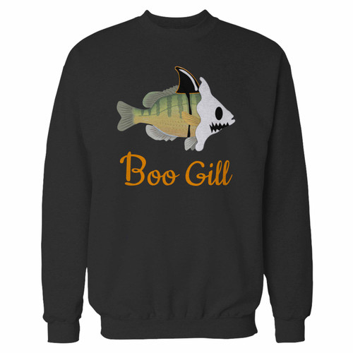 Your boo gill halloween crewneck sweatshirt just got an update. This super comfortable and lighter weight crewneck will become your favorite go-to sweatshirt. The cozy spandex cuffs and waistband make this pill-resistant sweatshirt a fan favorite.And your group will look and feel their best in this premium ringspun cotton crew.