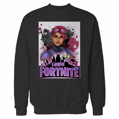 Your camryn fortnite crewneck sweatshirt just got an update. This super comfortable and lighter weight crewneck will become your favorite go-to sweatshirt. The cozy spandex cuffs and waistband make this pill-resistant sweatshirt a fan favorite.And your group will look and feel their best in this premium ringspun cotton crew.