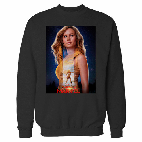 Your captain marvel beautiful girl crewneck sweatshirt just got an update. This super comfortable and lighter weight crewneck will become your favorite go-to sweatshirt. The cozy spandex cuffs and waistband make this pill-resistant sweatshirt a fan favorite.And your group will look and feel their best in this premium ringspun cotton crew.