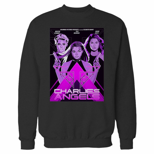 Your charlie's angels calling all angels crewneck sweatshirt just got an update. This super comfortable and lighter weight crewneck will become your favorite go-to sweatshirt. The cozy spandex cuffs and waistband make this pill-resistant sweatshirt a fan favorite.And your group will look and feel their best in this premium ringspun cotton crew.