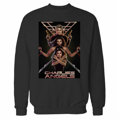 Your charlies angels 2019 crewneck sweatshirt just got an update. This super comfortable and lighter weight crewneck will become your favorite go-to sweatshirt. The cozy spandex cuffs and waistband make this pill-resistant sweatshirt a fan favorite.And your group will look and feel their best in this premium ringspun cotton crew.