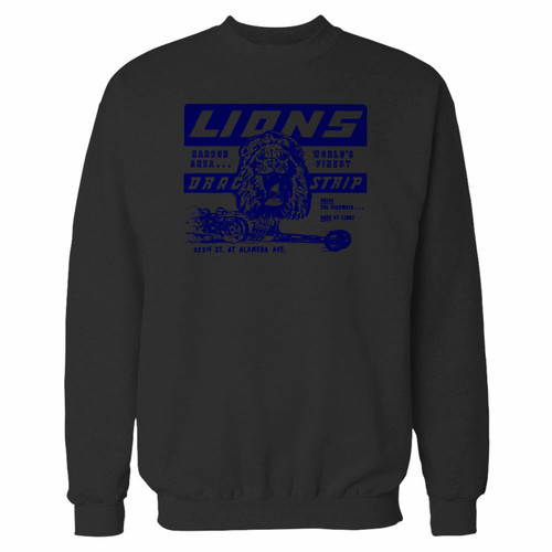 Your cliff booth lions drag strip crewneck sweatshirt just got an update. This super comfortable and lighter weight crewneck will become your favorite go-to sweatshirt. The cozy spandex cuffs and waistband make this pill-resistant sweatshirt a fan favorite.And your group will look and feel their best in this premium ringspun cotton crew. Your cliff booth lions drag strip crewneck sweatshirt just got an update. This super comfortable and lighter weight crewneck will become your favorite go-to sweatshirt. The cozy spandex cuffs and waistband make this pill-resistant sweatshirt a fan favorite.And your group will look and feel their best in this premium ringspun cotton crew.