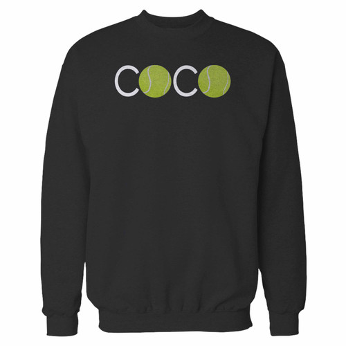Your coco x tennis crewneck sweatshirt just got an update. This super comfortable and lighter weight crewneck will become your favorite go-to sweatshirt. The cozy spandex cuffs and waistband make this pill-resistant sweatshirt a fan favorite.And your group will look and feel their best in this premium ringspun cotton crew. Your coco x tennis crewneck sweatshirt just got an update. This super comfortable and lighter weight crewneck will become your favorite go-to sweatshirt. The cozy spandex cuffs and waistband make this pill-resistant sweatshirt a fan favorite.And your group will look and feel their best in this premium ringspun cotton crew.