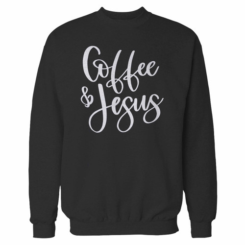 Your coffee and jesus crewneck sweatshirt just got an update. This super comfortable and lighter weight crewneck will become your favorite go-to sweatshirt. The cozy spandex cuffs and waistband make this pill-resistant sweatshirt a fan favorite.And your group will look and feel their best in this premium ringspun cotton crew.