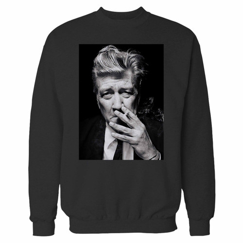 Your david lynch smoke crewneck sweatshirt just got an update. This super comfortable and lighter weight crewneck will become your favorite go-to sweatshirt. The cozy spandex cuffs and waistband make this pill-resistant sweatshirt a fan favorite.And your group will look and feel their best in this premium ringspun cotton crew.