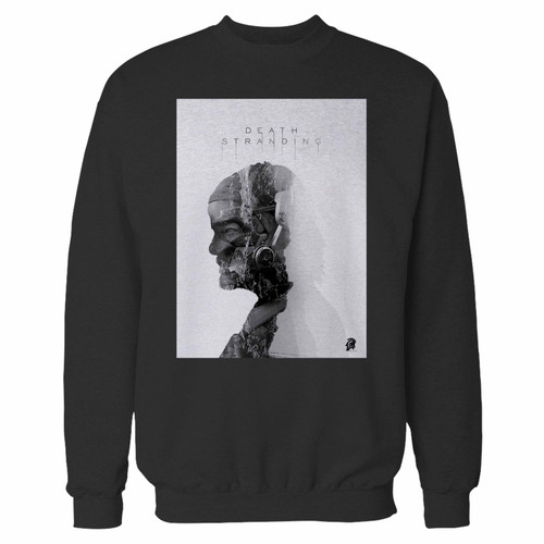 Your death stranding art inspired crewneck sweatshirt just got an update. This super comfortable and lighter weight crewneck will become your favorite go-to sweatshirt. The cozy spandex cuffs and waistband make this pill-resistant sweatshirt a fan favorite.And your group will look and feel their best in this premium ringspun cotton crew.