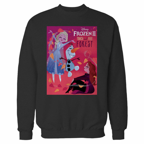 Your disney frozen 2 touch and feel forest crewneck sweatshirt just got an update. This super comfortable and lighter weight crewneck will become your favorite go-to sweatshirt. The cozy spandex cuffs and waistband make this pill-resistant sweatshirt a fan favorite.And your group will look and feel their best in this premium ringspun cotton crew. Your disney frozen 2 touch and feel forest crewneck sweatshirt just got an update. This super comfortable and lighter weight crewneck will become your favorite go-to sweatshirt. The cozy spandex cuffs and waistband make this pill-resistant sweatshirt a fan favorite.And your group will look and feel their best in this premium ringspun cotton crew.