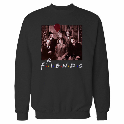 Your friends horror movie creepy sinister tv show crewneck sweatshirt just got an update. This super comfortable and lighter weight crewneck will become your favorite go-to sweatshirt. The cozy spandex cuffs and waistband make this pill-resistant sweatshirt a fan favorite.And your group will look and feel their best in this premium ringspun cotton crew.