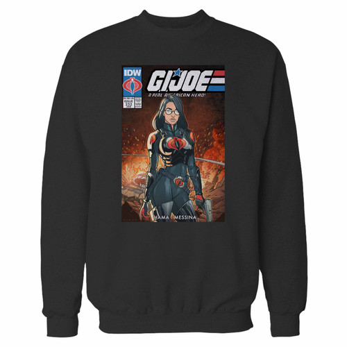 Your g.i. joe baroness 3 crewneck sweatshirt just got an update. This super comfortable and lighter weight crewneck will become your favorite go-to sweatshirt. The cozy spandex cuffs and waistband make this pill-resistant sweatshirt a fan favorite.And your group will look and feel their best in this premium ringspun cotton crew.