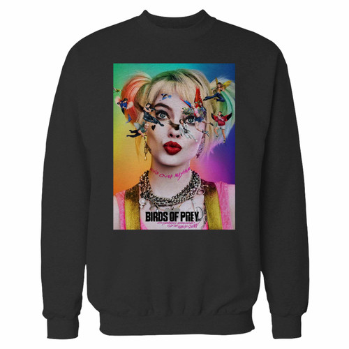 Your harley quinn birds of prey crewneck sweatshirt just got an update. This super comfortable and lighter weight crewneck will become your favorite go-to sweatshirt. The cozy spandex cuffs and waistband make this pill-resistant sweatshirt a fan favorite.And your group will look and feel their best in this premium ringspun cotton crew.