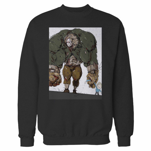 Your horror artwork crewneck sweatshirt just got an update. This super comfortable and lighter weight crewneck will become your favorite go-to sweatshirt. The cozy spandex cuffs and waistband make this pill-resistant sweatshirt a fan favorite.And your group will look and feel their best in this premium ringspun cotton crew.