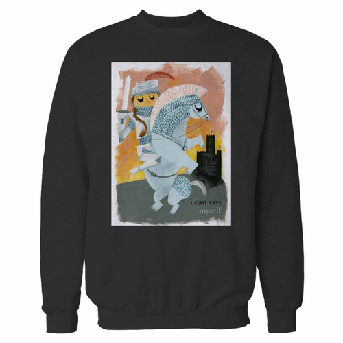 Your i can save myself crewneck sweatshirt just got an update. This super comfortable and lighter weight crewneck will become your favorite go-to sweatshirt. The cozy spandex cuffs and waistband make this pill-resistant sweatshirt a fan favorite.And your group will look and feel their best in this premium ringspun cotton crew.