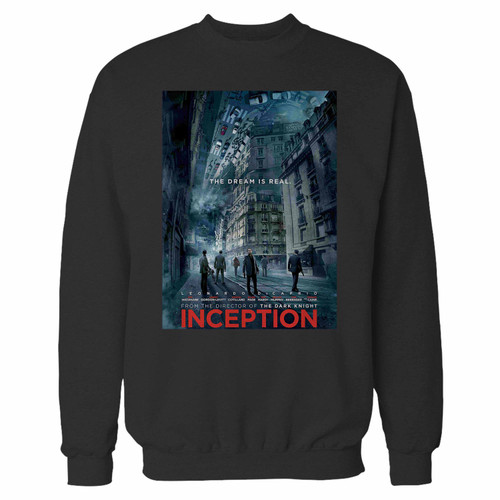 Your inception movie crewneck sweatshirt just got an update. This super comfortable and lighter weight crewneck will become your favorite go-to sweatshirt. The cozy spandex cuffs and waistband make this pill-resistant sweatshirt a fan favorite.And your group will look and feel their best in this premium ringspun cotton crew.