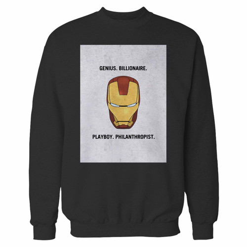 Your iron man avengers marvel crewneck sweatshirt just got an update. This super comfortable and lighter weight crewneck will become your favorite go-to sweatshirt. The cozy spandex cuffs and waistband make this pill-resistant sweatshirt a fan favorite.And your group will look and feel their best in this premium ringspun cotton crew.
