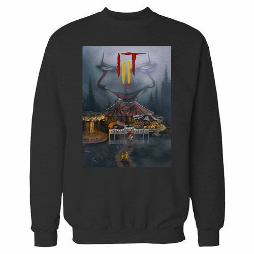 Your it chapter two inspired crewneck sweatshirt just got an update. This super comfortable and lighter weight crewneck will become your favorite go-to sweatshirt. The cozy spandex cuffs and waistband make this pill-resistant sweatshirt a fan favorite.And your group will look and feel their best in this premium ringspun cotton crew.