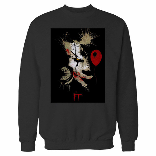 Your it clown horror crewneck sweatshirt just got an update. This super comfortable and lighter weight crewneck will become your favorite go-to sweatshirt. The cozy spandex cuffs and waistband make this pill-resistant sweatshirt a fan favorite.And your group will look and feel their best in this premium ringspun cotton crew.