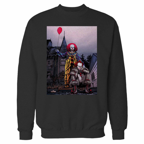 Your it horror old and new crewneck sweatshirt just got an update. This super comfortable and lighter weight crewneck will become your favorite go-to sweatshirt. The cozy spandex cuffs and waistband make this pill-resistant sweatshirt a fan favorite.And your group will look and feel their best in this premium ringspun cotton crew.