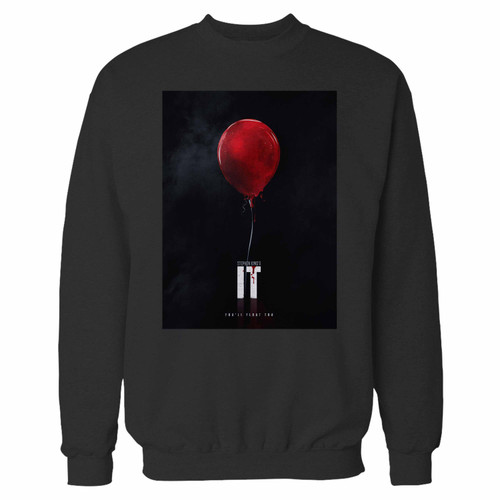 Your it movie (2017) crewneck sweatshirt just got an update. This super comfortable and lighter weight crewneck will become your favorite go-to sweatshirt. The cozy spandex cuffs and waistband make this pill-resistant sweatshirt a fan favorite.And your group will look and feel their best in this premium ringspun cotton crew.
