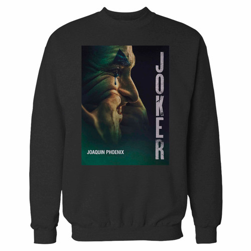Your joker joaquin phoenix smile crewneck sweatshirt just got an update. This super comfortable and lighter weight crewneck will become your favorite go-to sweatshirt. The cozy spandex cuffs and waistband make this pill-resistant sweatshirt a fan favorite.And your group will look and feel their best in this premium ringspun cotton crew.