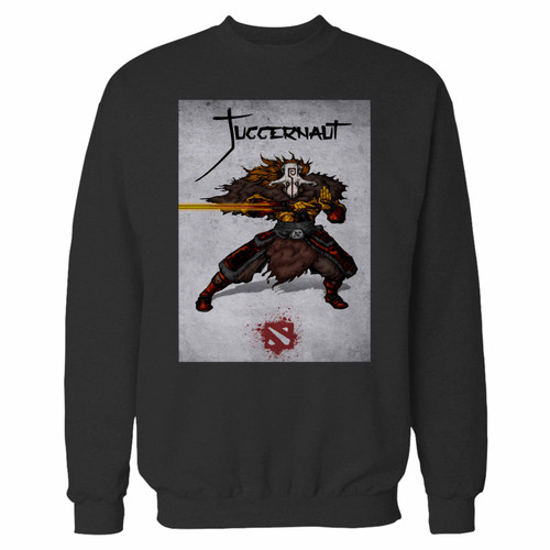 Your juggernaut dota 2 crewneck sweatshirt just got an update. This super comfortable and lighter weight crewneck will become your favorite go-to sweatshirt. The cozy spandex cuffs and waistband make this pill-resistant sweatshirt a fan favorite.And your group will look and feel their best in this premium ringspun cotton crew.
