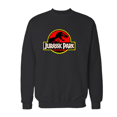 Your jurassic park logo inspired crewneck sweatshirt just got an update. This super comfortable and lighter weight crewneck will become your favorite go-to sweatshirt. The cozy spandex cuffs and waistband make this pill-resistant sweatshirt a fan favorite.And your group will look and feel their best in this premium ringspun cotton crew.